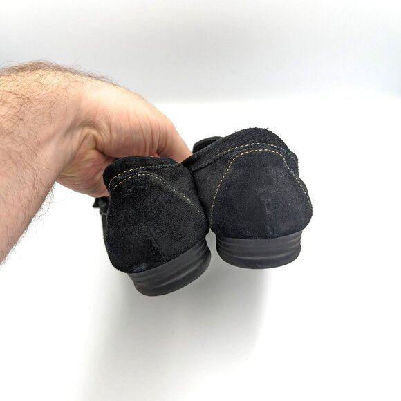 BARETRAPS Otella Rawhide Leather Slip On Moccasin Embroidered Floral Studded 9.5 - Picture 5 of 7